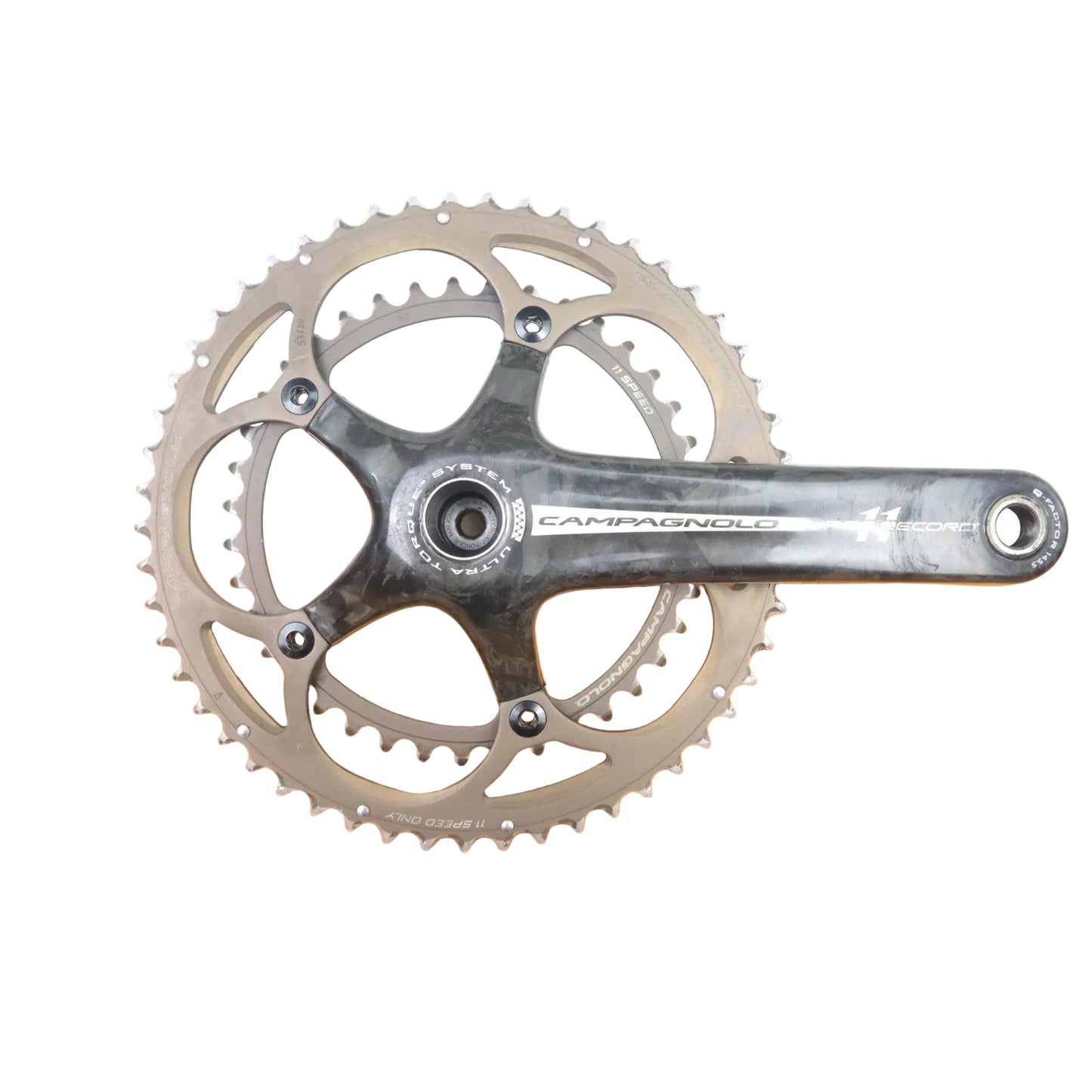 Campagnolo Super Record Crankset 11 Speed Carbon 53/39T 172.5mm Road Bike
