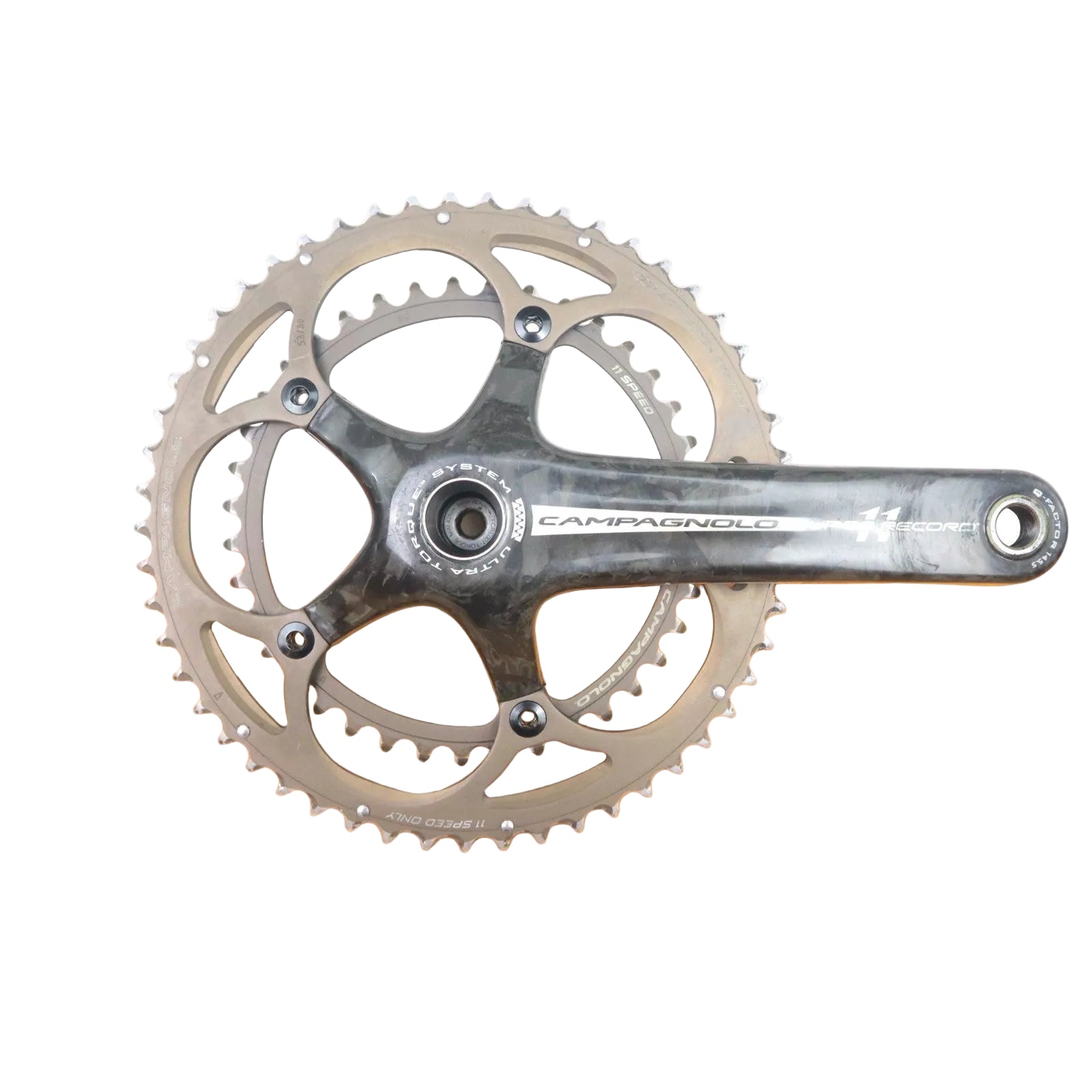 Campagnolo Super Record Crankset 11 Speed Carbon 53/39T 172.5mm Road Bike