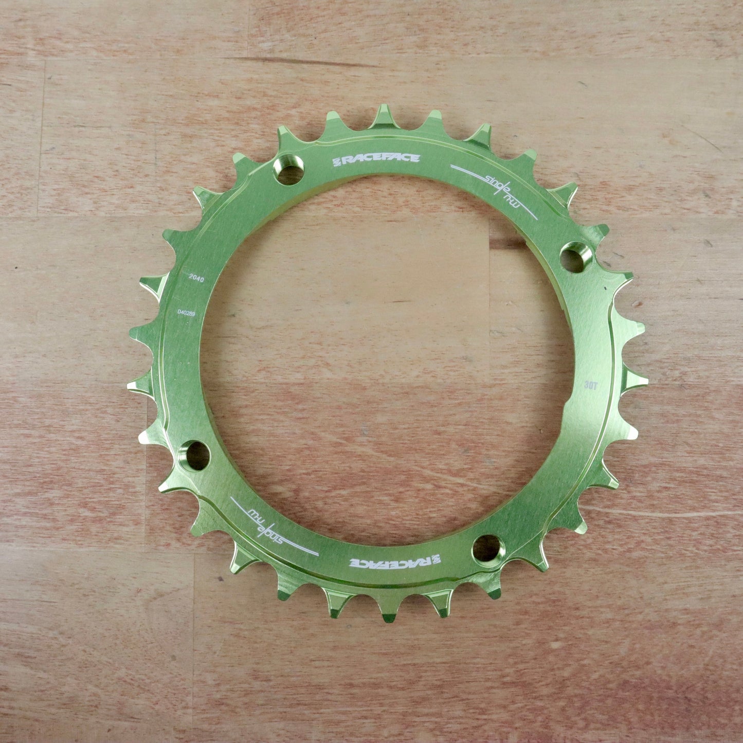 RaceFace Narrow Wide 104mm BCD 30T Chainring Aluminum Green