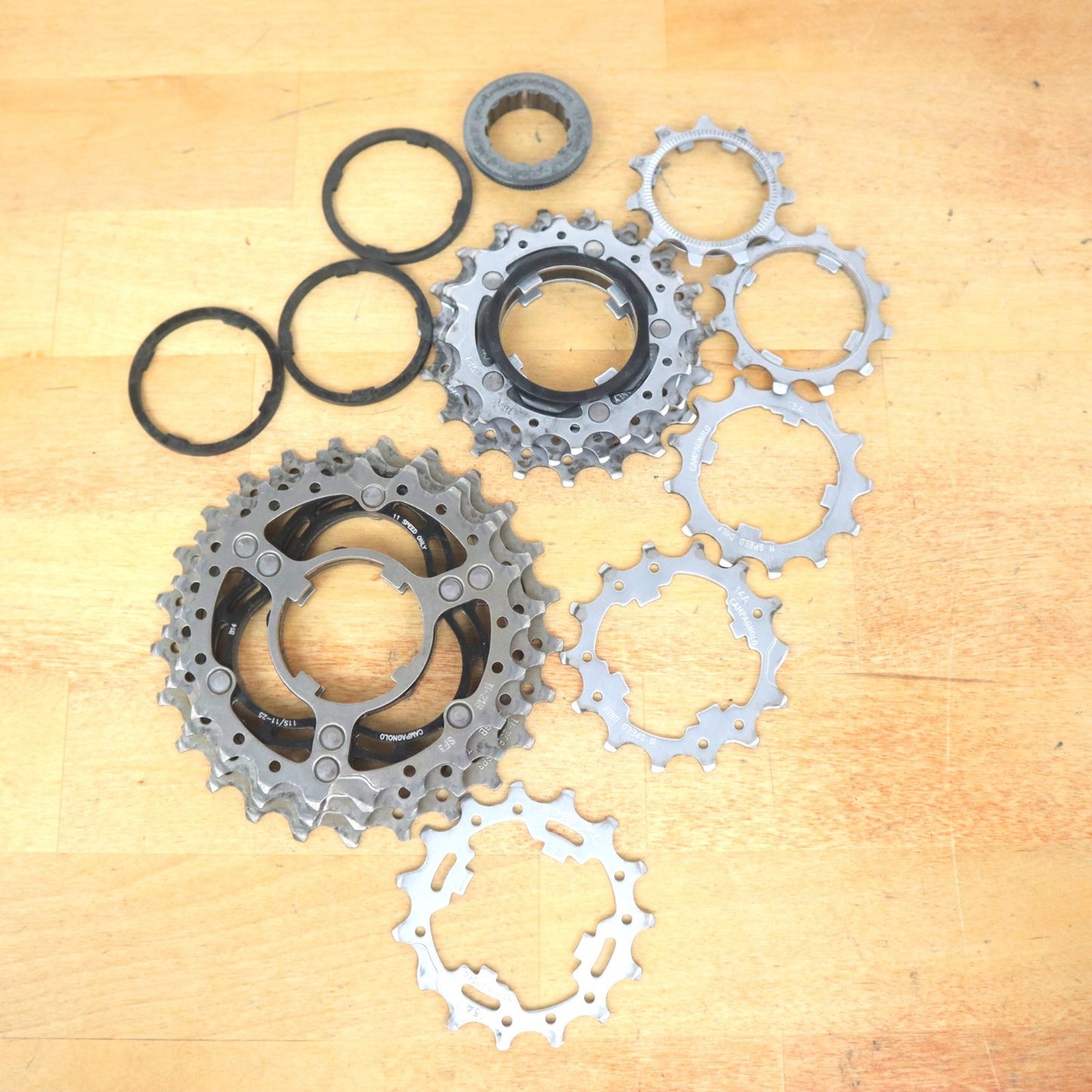 Campagnolo Record Titanium Cassette 11-Speed 11-25T Titanium/Steel Cogs