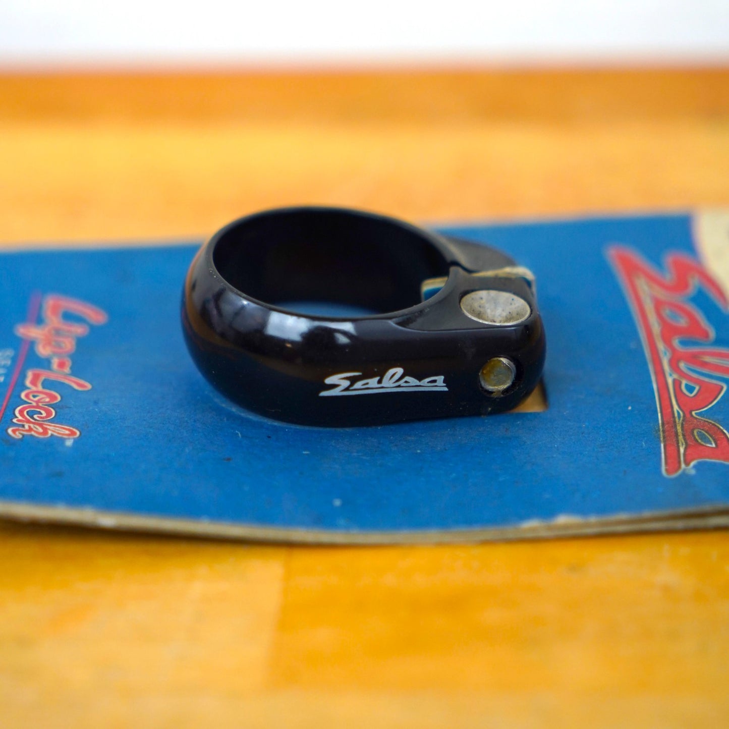 Salsa Lip-Lock Seat Clamp Black 35mm 15mm Height Stainless Steel Pivot