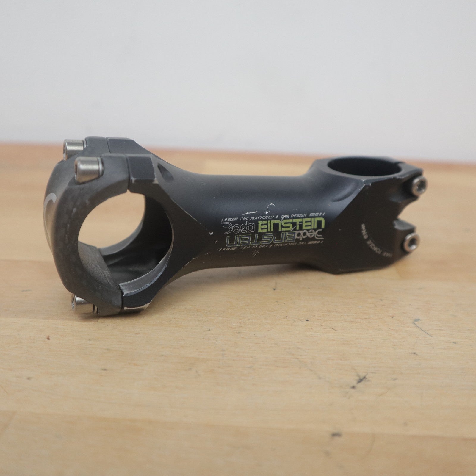 Deda Einstein Stem 100mm 31.8mm Clamp CNC Machined Alloy Black