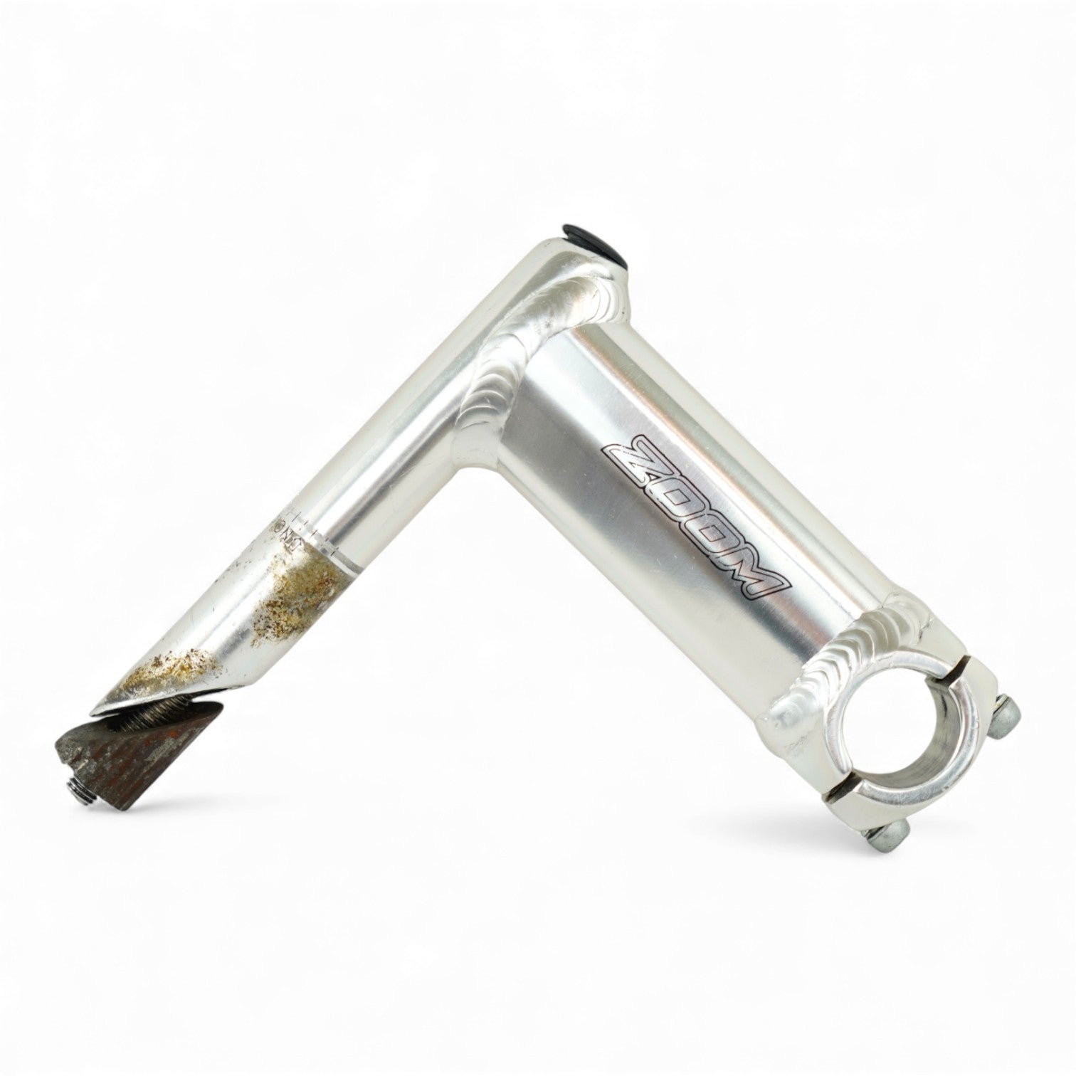 Zoom Quill Stem Silver 120mm Length 22.2mm Clamp Road Bike Part