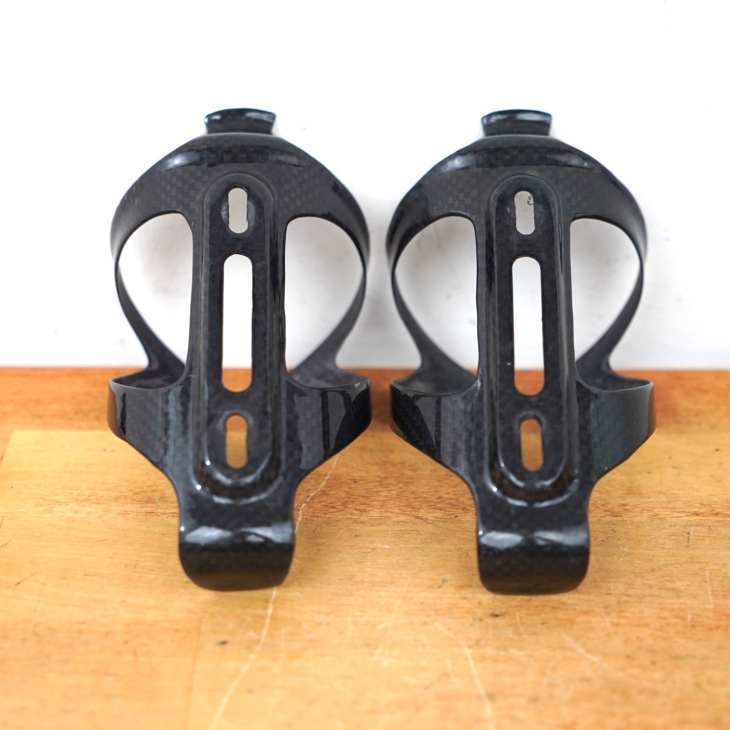 Black Carbon Water Bottle Cages Lightweight Road Bike Part (Pair)