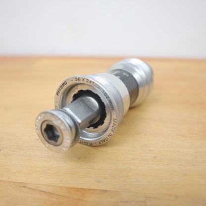 Campagnolo Record Pista Bottom Bracket 102mm English Threaded Silver