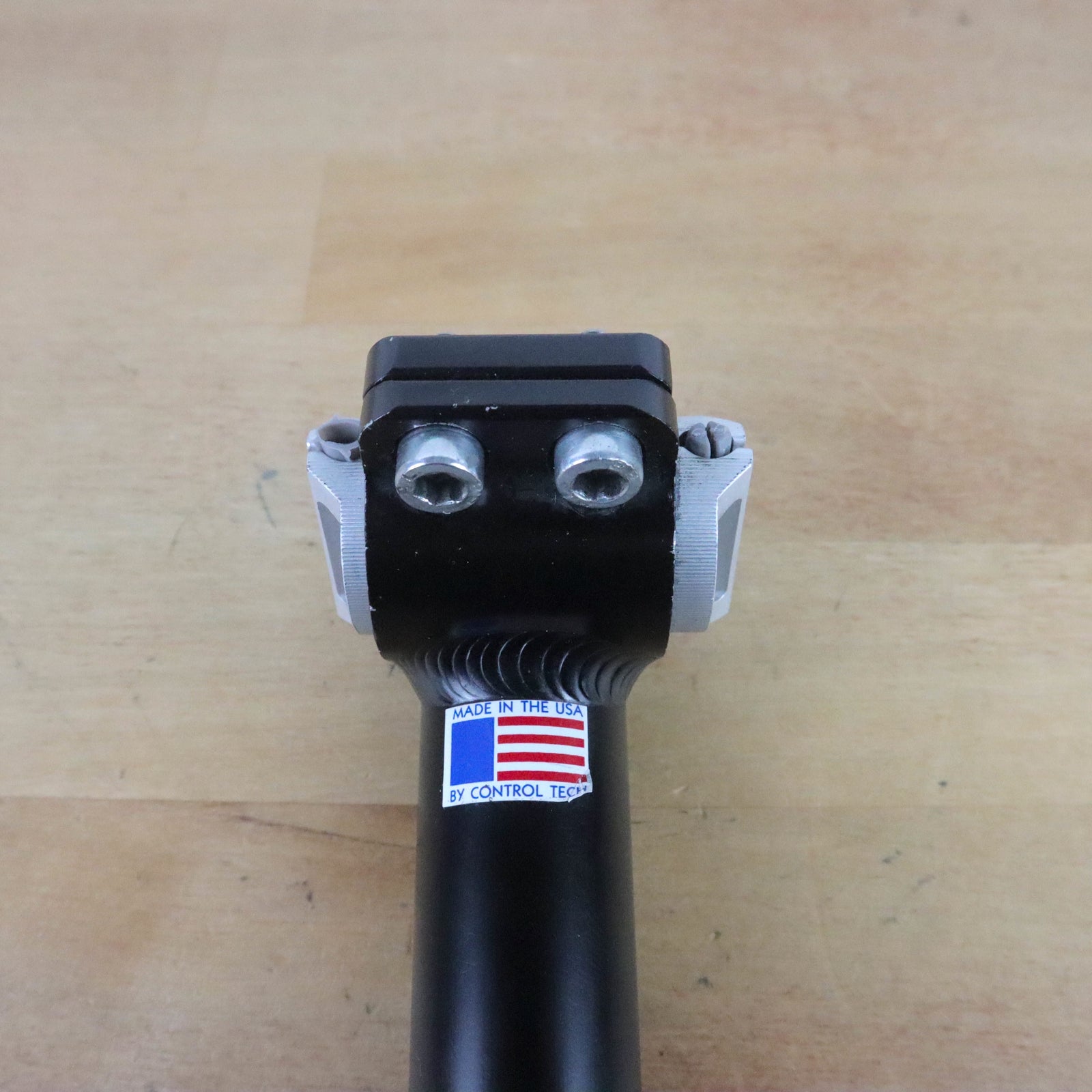 Vintage Control Tech 27.2mm 250mm Long Seatpost Black