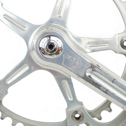 Campagnolo Strada Crankset 172.5mm 53/42T Vintage Road Bike with Dustcaps