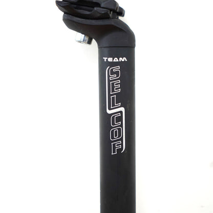 Selcof Team Seatpost Black Alloy 27.2mm Diameter Road Bike Cycling