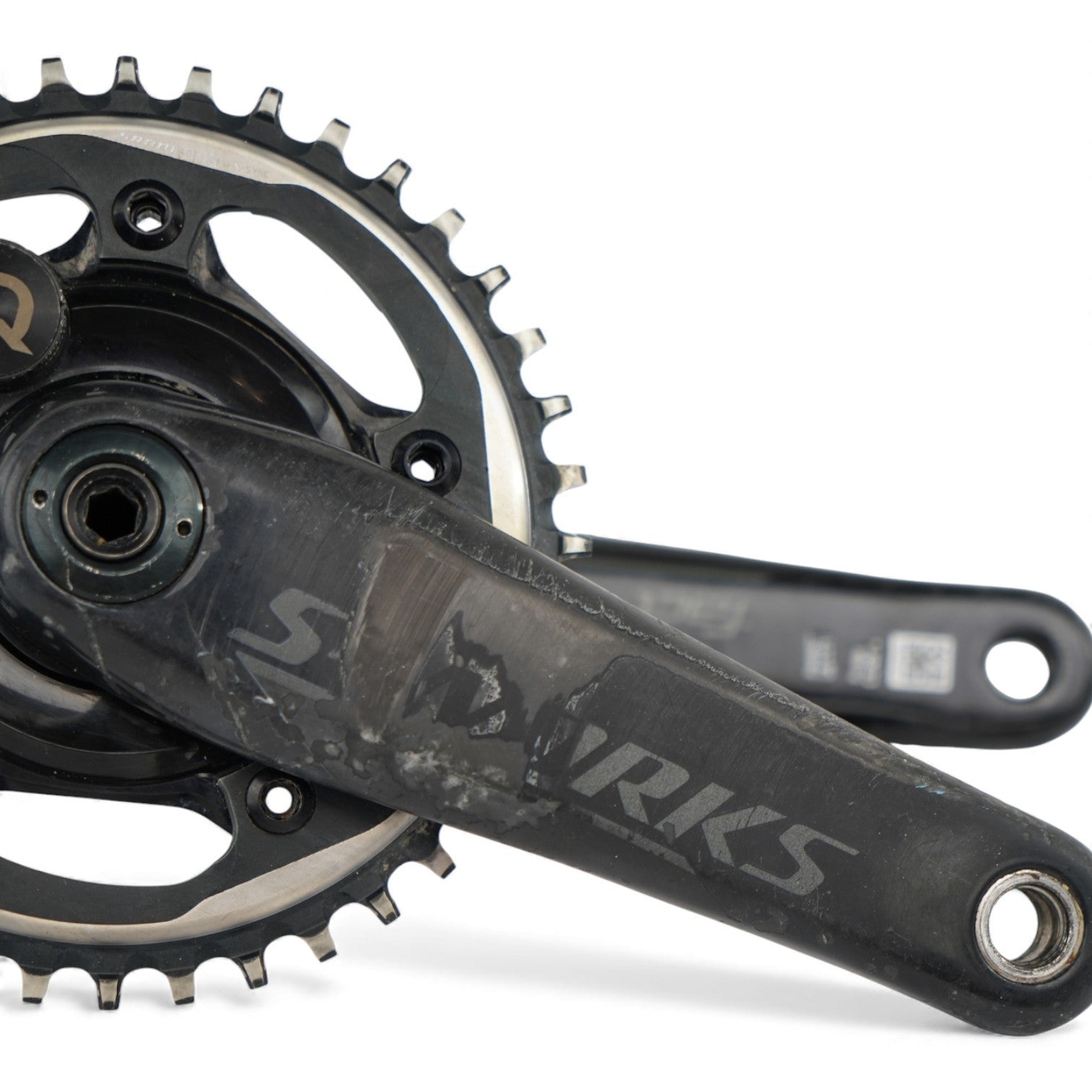 Specialized S-Works Quarq D-Zero Power Meter Crankset 170mm 40T Size FACT Carbon