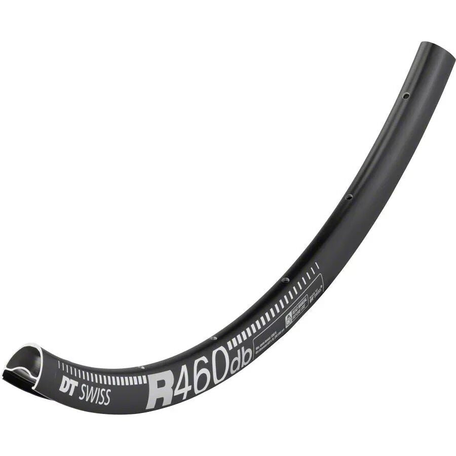 DT Swiss R 460 DB 700c Tubeless Ready Road Disc Rim 32h Black Aluminum Alloy