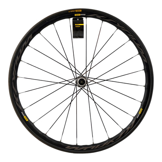 Mavic Ksyrium Elite UST 700c Disc Brake Tubular Front Wheel Thru Axle Road Bike