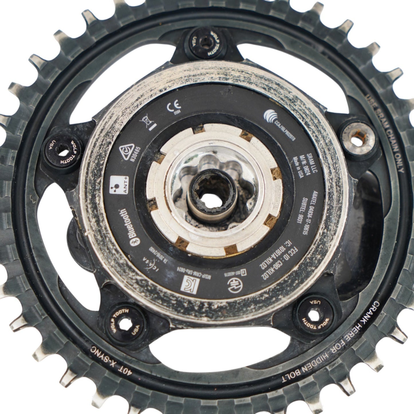 Specialized S-Works Quarq D-Zero Power Meter Crankset 170mm 40T Size FACT Carbon