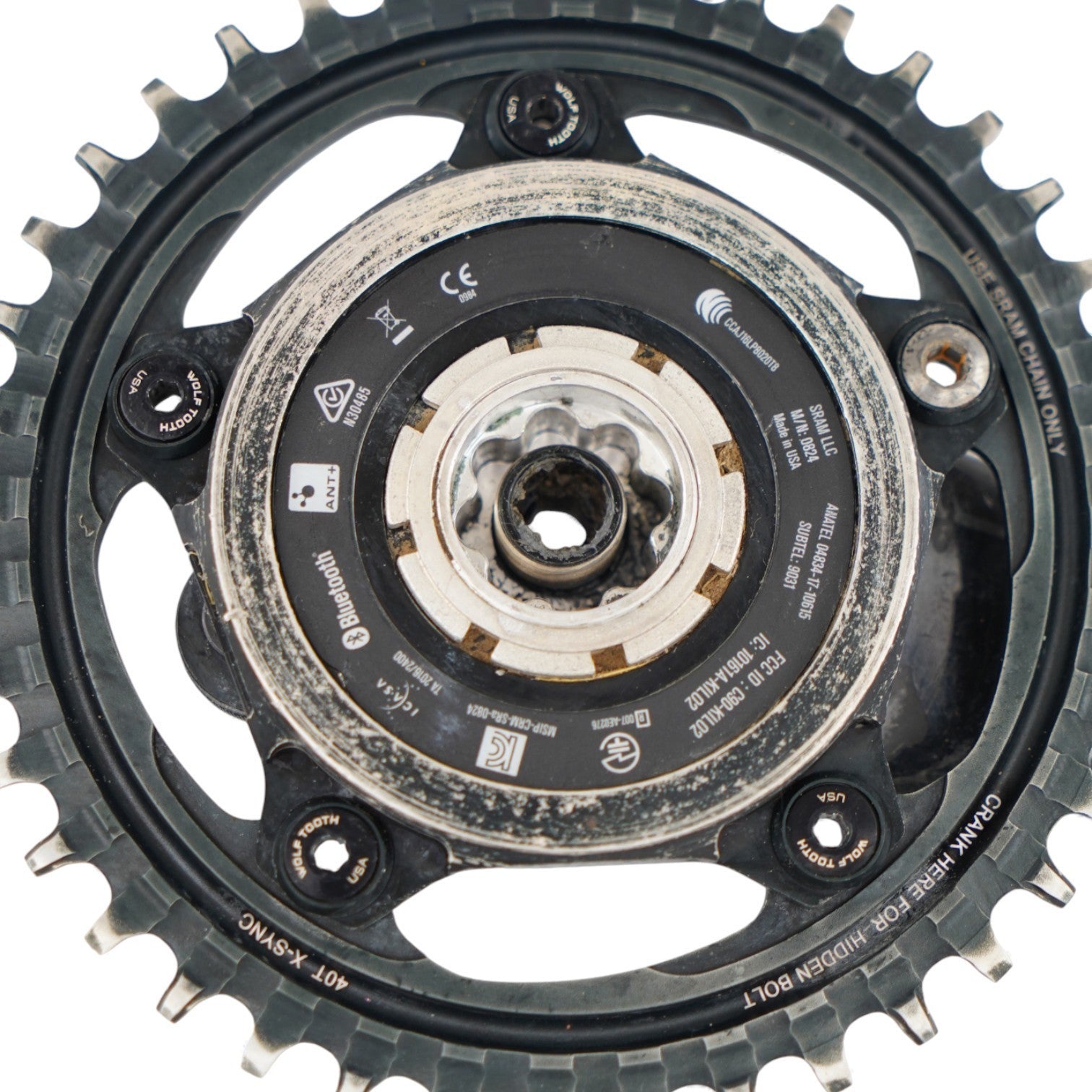 Specialized S-Works Quarq D-Zero Power Meter Crankset 170mm 40T Size FACT Carbon