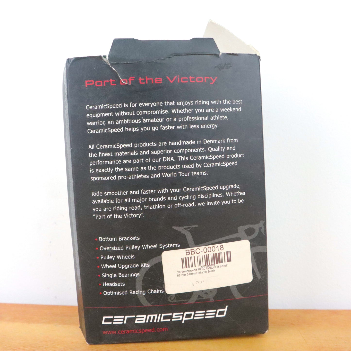 CeramicSpeed PF30 Coated Bottom Bracket- Black, 24mm, Shimano, FSA, Rotor