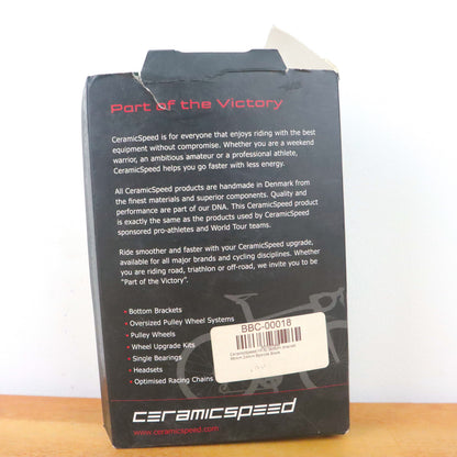 CeramicSpeed PF30 Coated Bottom Bracket- Black, 24mm, Shimano, FSA, Rotor