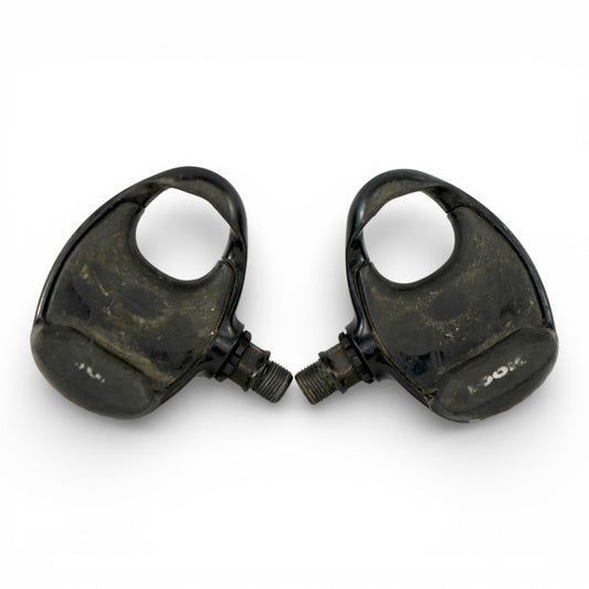 Vintage Look Clipless Pedals Black Road Bike Cycling (Pair)
