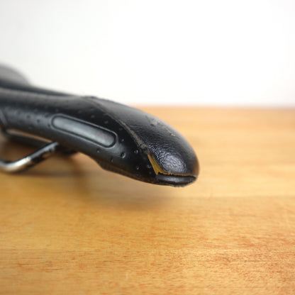 Specialized Alias Saddle Road Bike Seat Titanium and Carbon Fiber 143 mm wide