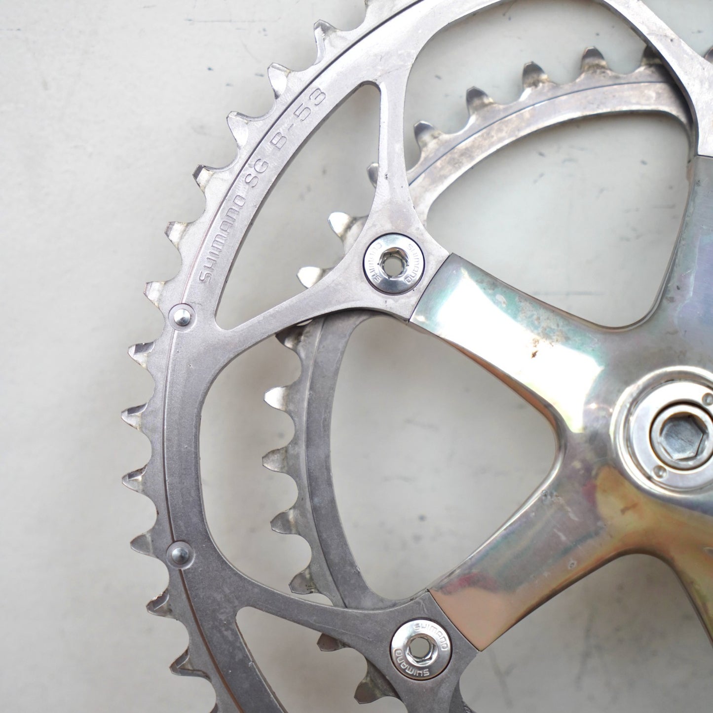 Shimano Dura-Ace FC-7701/7709 Crankset 53/39T 175mm Length Road Bike Part
