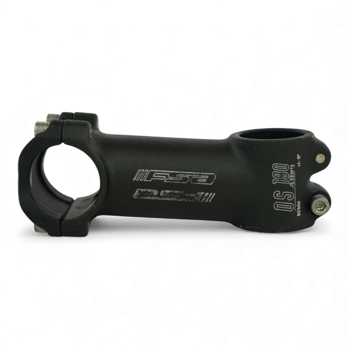 FSA OS 190 90mm Stem Black 31.8mm Clamp 6 Degree Rise Mountain Bike