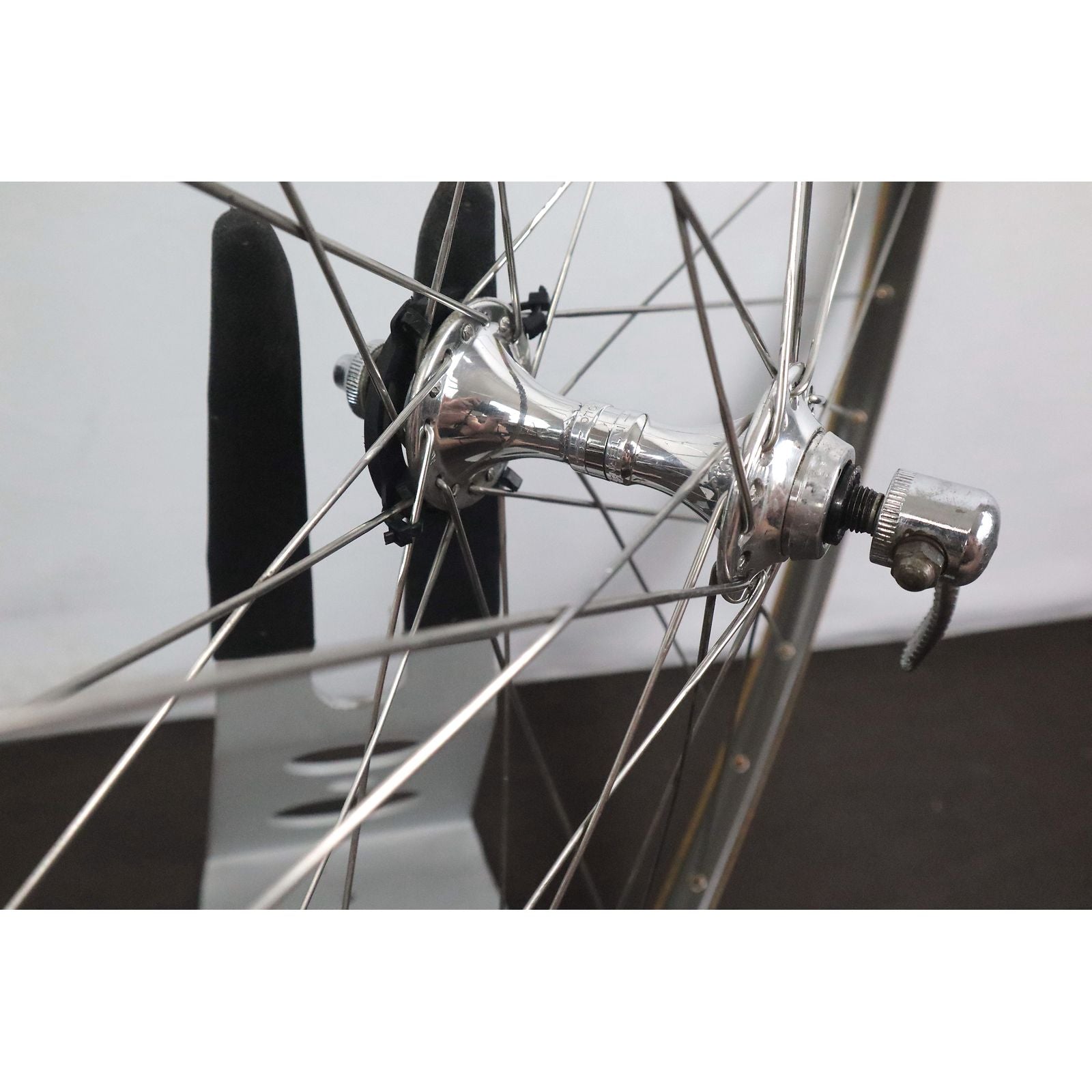 Mavic GL 330 Rim Brake Front Wheel Laced To Campagnolo Brev. Int. Hub