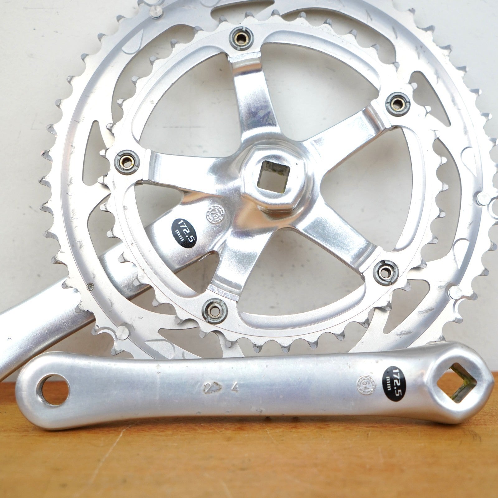 Campagnolo Veloce Crankset 10-Speed 53/39T 172.5mm Length Square Taper