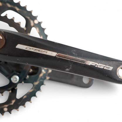 FSA Omega Crankset 175mm Crank Arms 50/34T Chainrings Road Bike Part