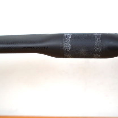 Roval Rapide Handlebar Black Carbon 42cm Width 31.8mm Clamp Road Bike