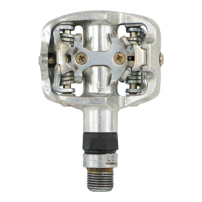 Topo Dual-Sided Clipless Pedals Silver Road Bike Part