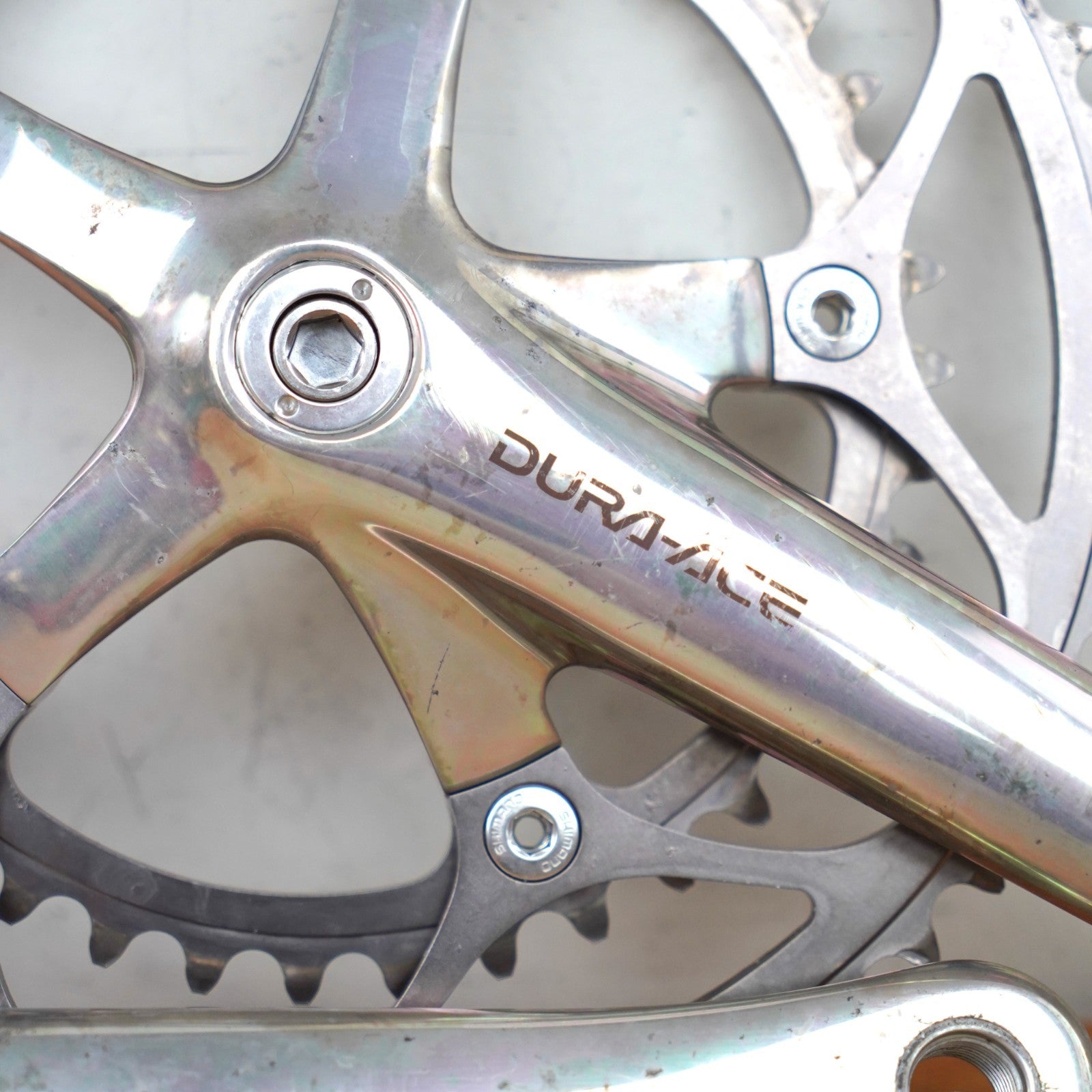 Shimano Dura-Ace FC-7701/7709 Crankset 53/39T 175mm Length Road Bike Part