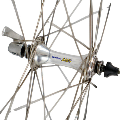 Shimano 105 HB-5500 FH-5500 700c Rim Brake Clincher Wheelset w/ Mavic CXP 33 Rim