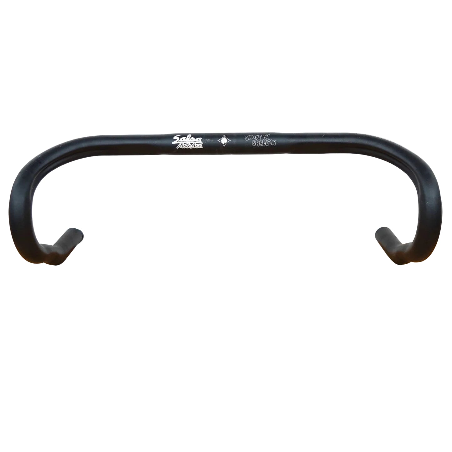 Salsa Moto Ace Short n’ Shallow Handlebar Black 44cm Wide 26.2mm Diameter