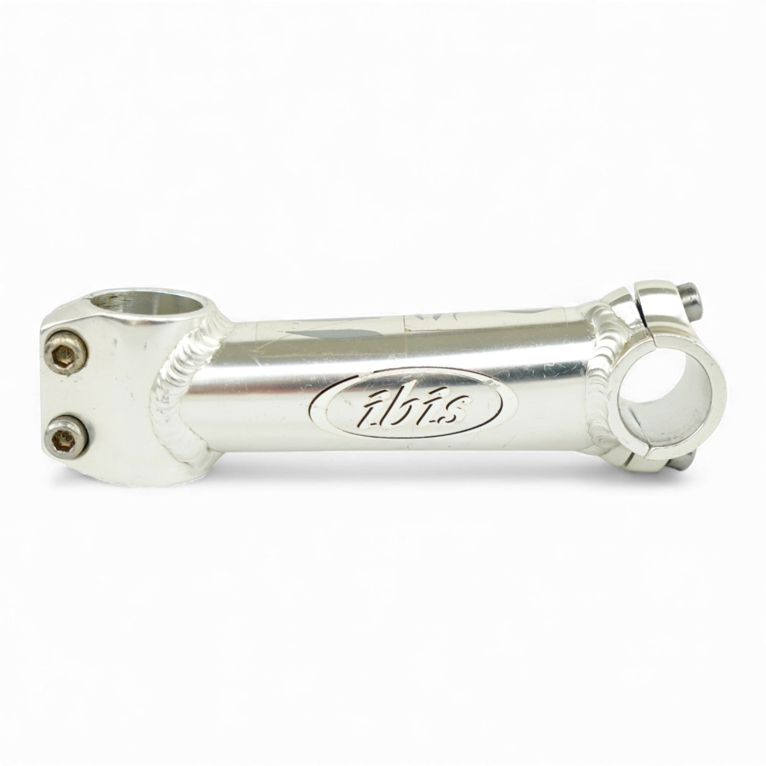 Ibis Silver Stem Alloy 130mm Length 25.4mm Clamp Road Bike Part