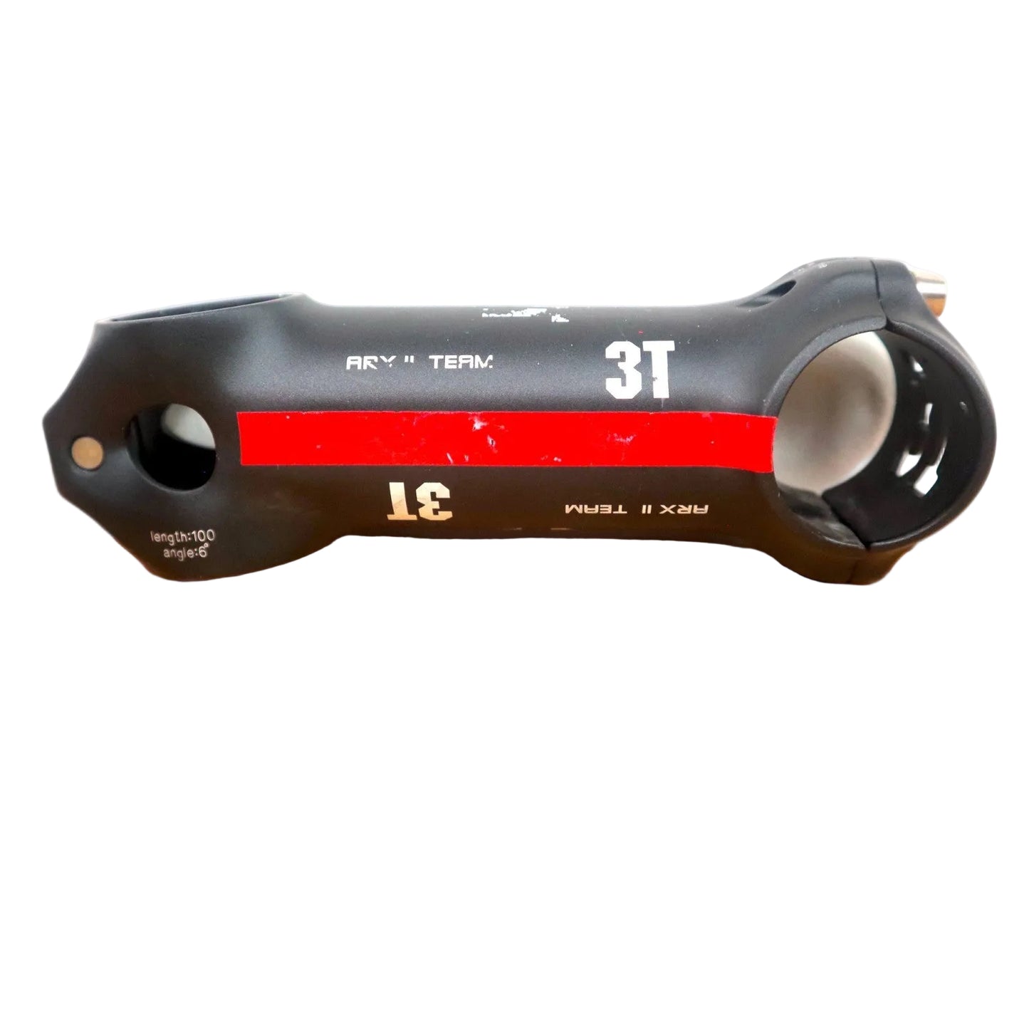 3T ARX II Team Stem 100mm Aluminium 6° Rise 31.8mm Clamp Size Road Bike