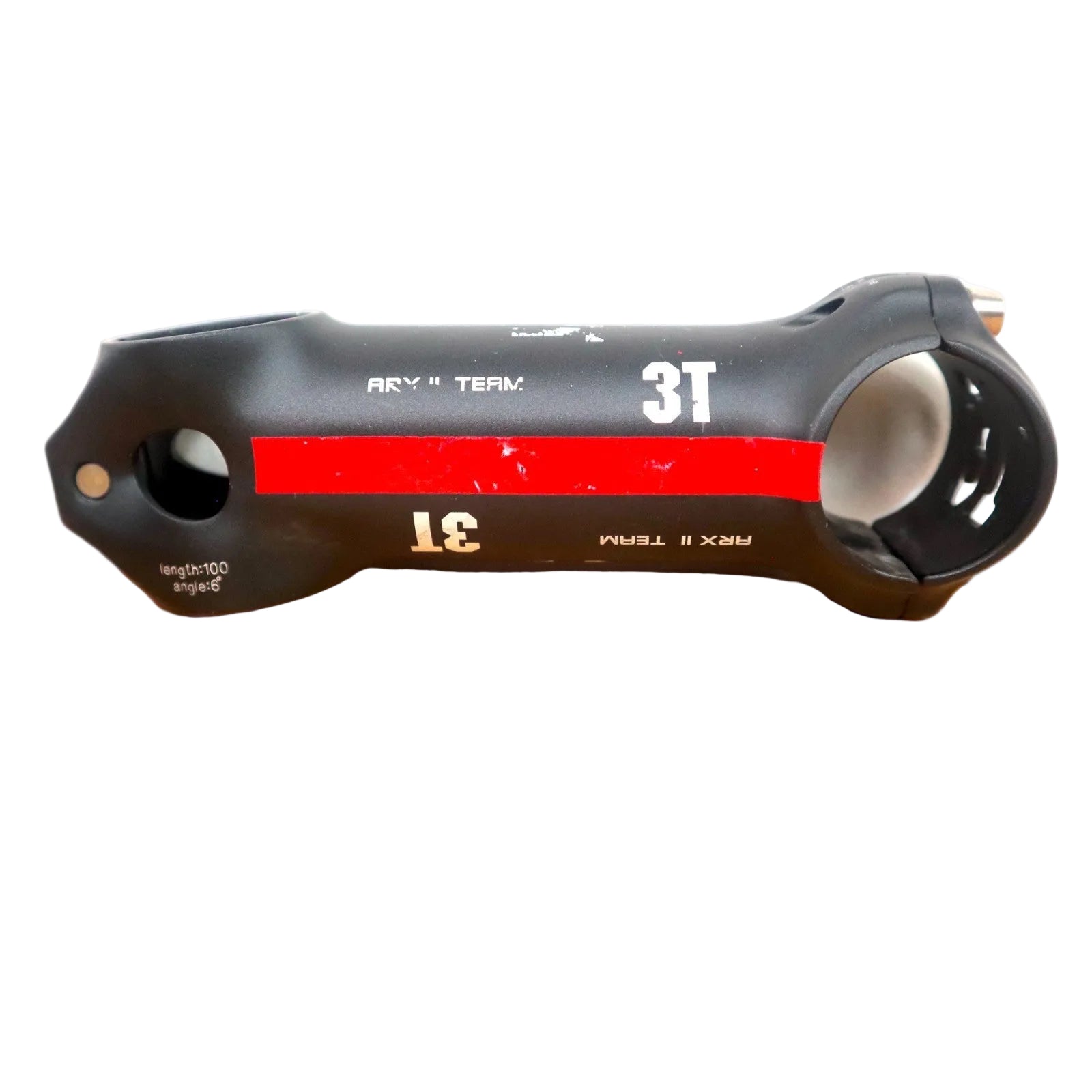 3T ARX II Team Stem 100mm Aluminium 6° Rise 31.8mm Clamp Size Road Bike