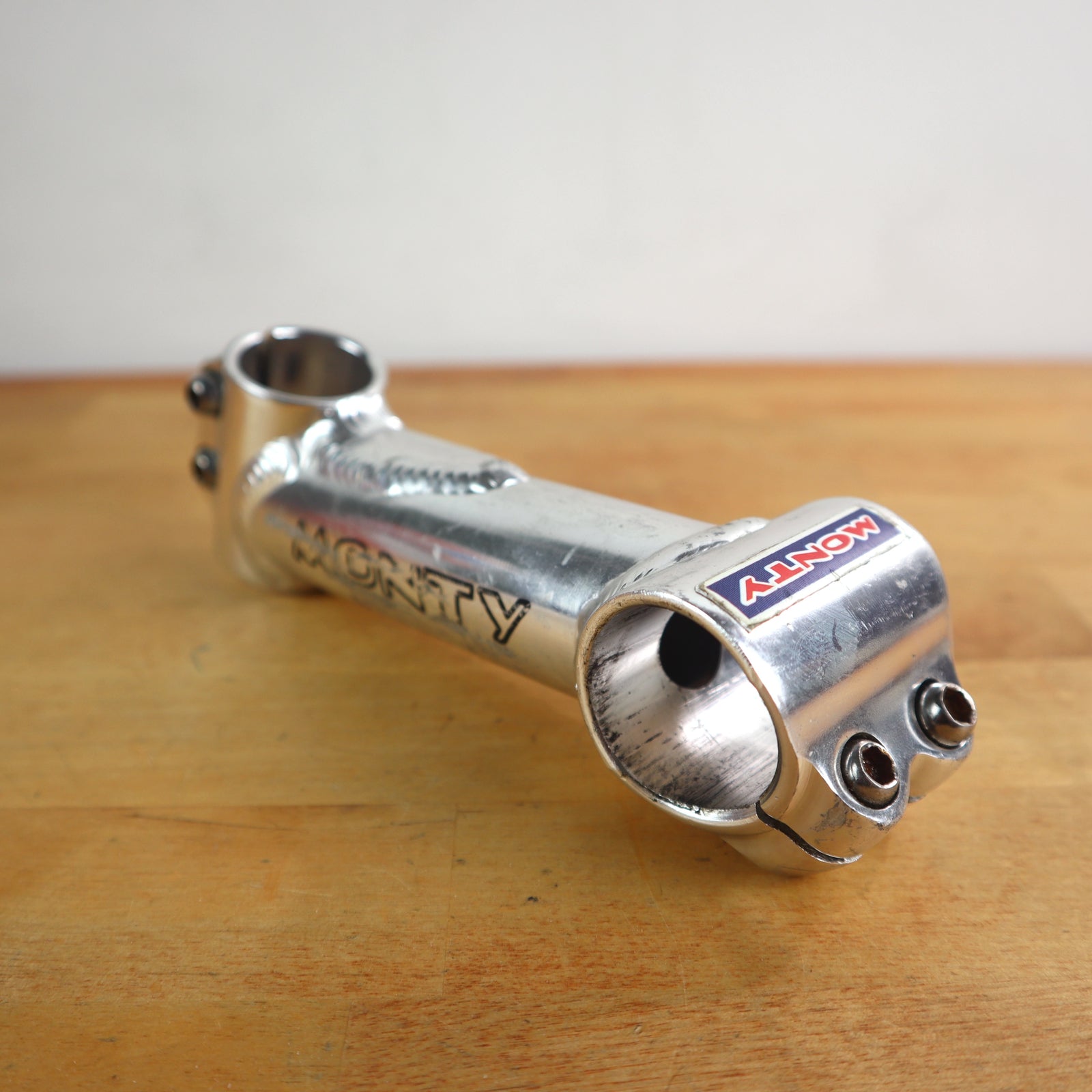Vintage Monty 130mm 35mm Clamp Bike Stem