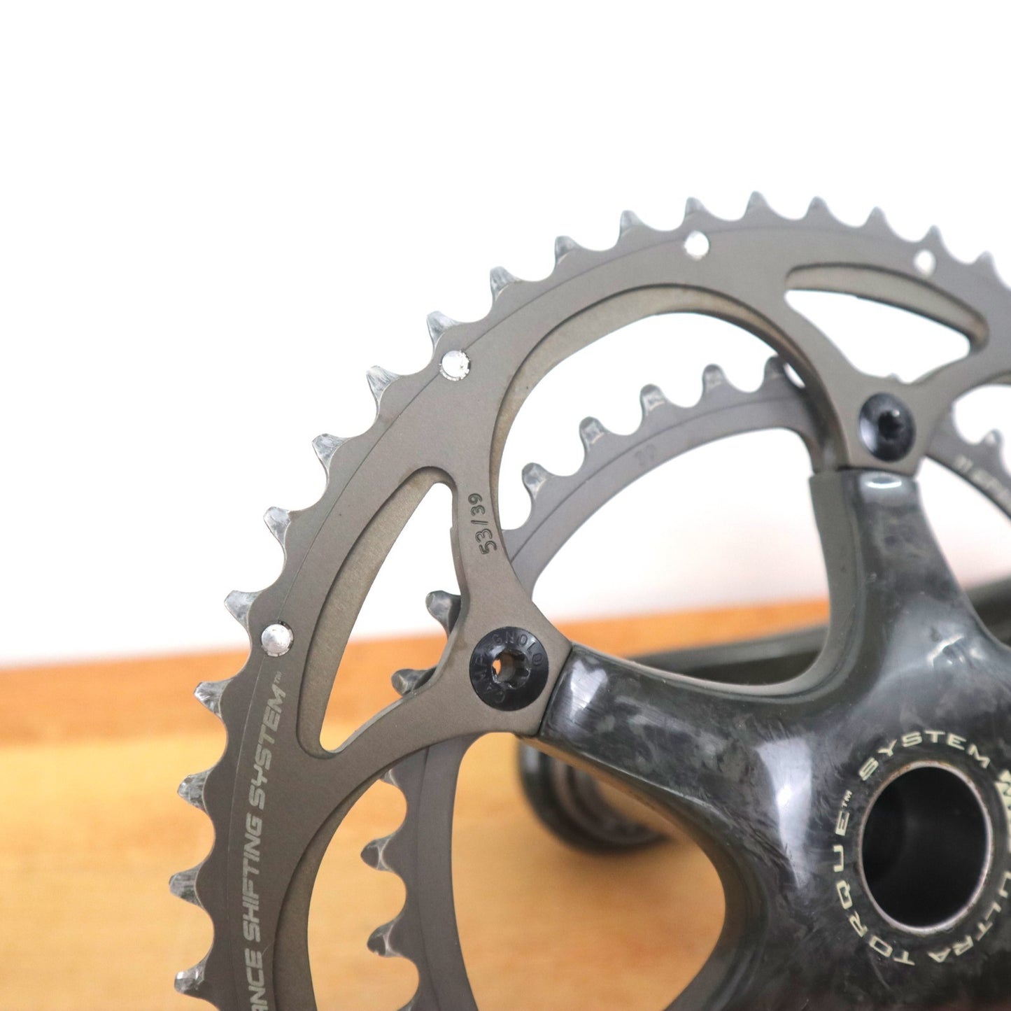 Campagnolo Record Ultra Torque 11-Speed Crankset 53/39T 172.5mm Chainrings