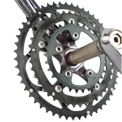 Bontrager Giga X Pipe Triple Crankset 52/42/30T 175mm Crank Arms 7050 Aluminum