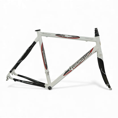Tommasini Carbo Light 57cm Carbon/Aluminum Frameset Rim Brake with Threaded BB