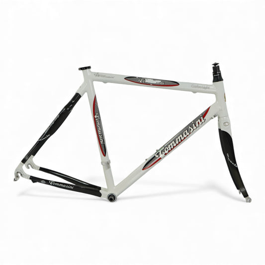 Tommasini Carbo Light 57cm Carbon/Aluminum Frameset Rim Brake with Threaded BB