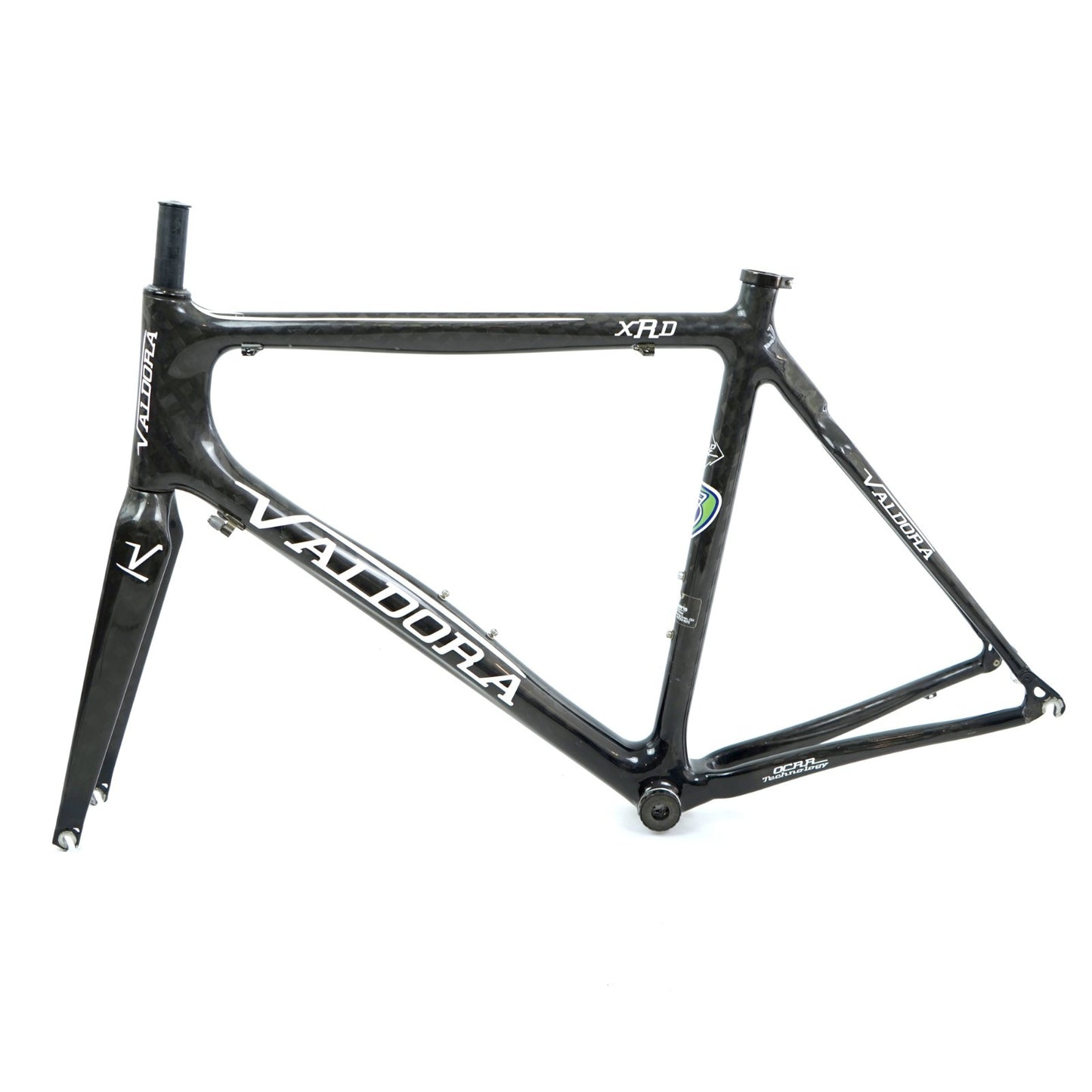 Valdora XRD Road Bike Frameset 56cm Black Carbon English Threaded BB Rim Brake