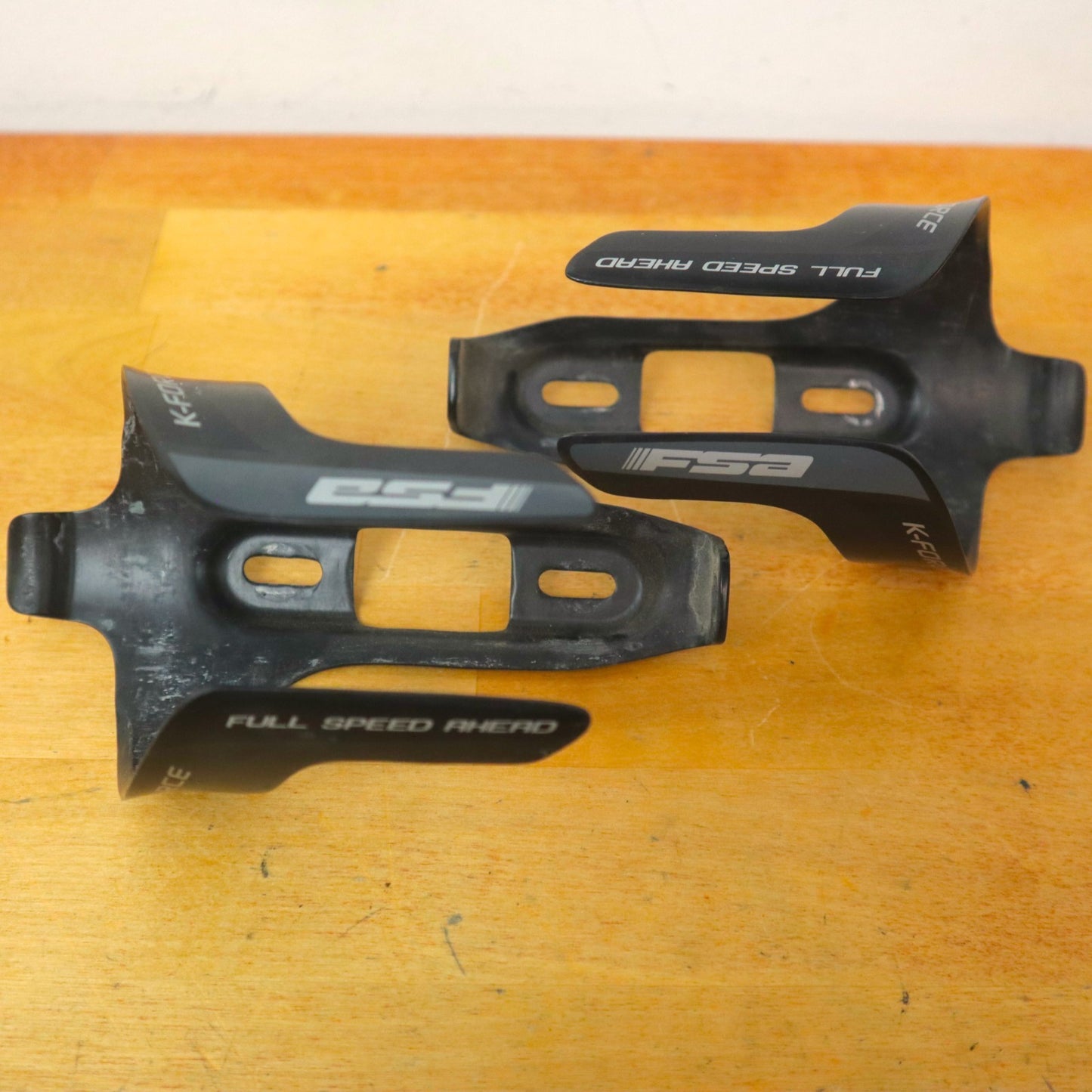FSA K-Force Carbon Water Bottle Cage Matte Black Road Bike Part (Set of 2)