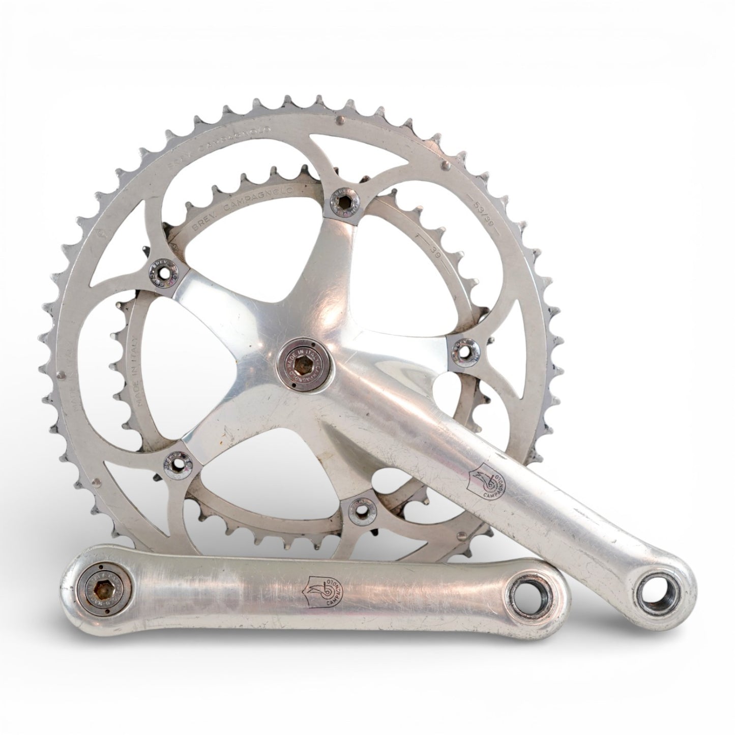 Campagnolo Square Taper Crankset 172.5mm Crank Arms 53/39T 9/16"x20