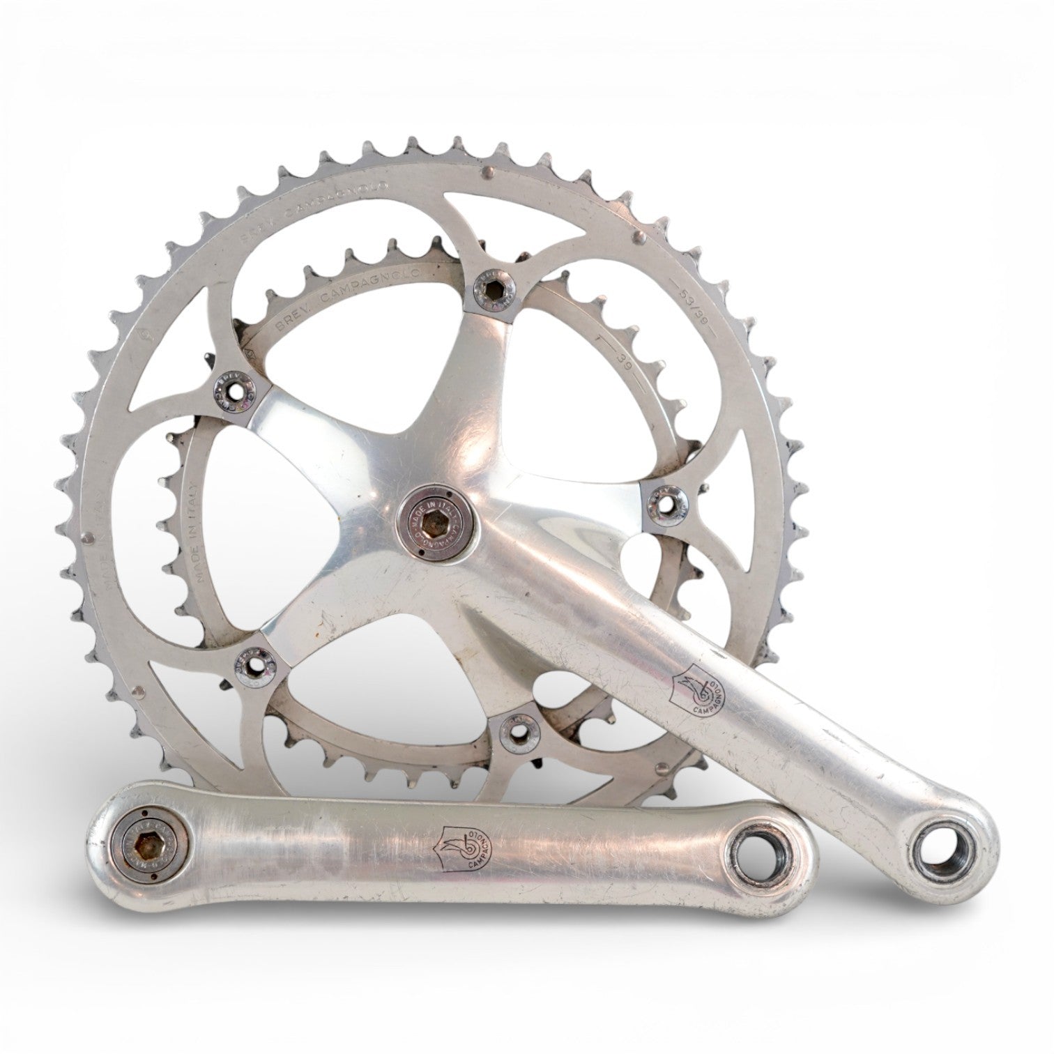 Campagnolo Square Taper Crankset 172.5mm Crank Arms 53/39T 9/16"x20