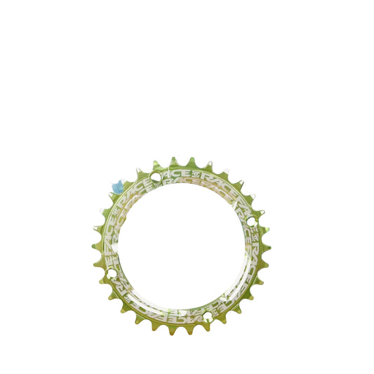RaceFace Narrow Wide 104mm BCD 30T Chainring Aluminum Green