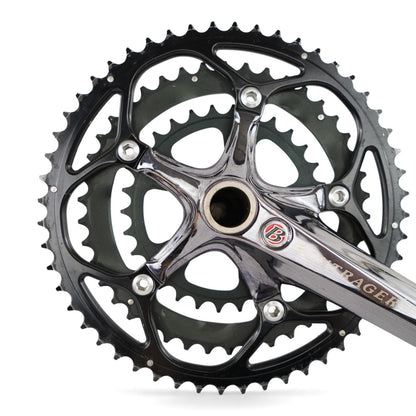 Bontrager Giga X Pipe Triple Crankset 52/42/30T 175mm Crank Arms 7050 Aluminum