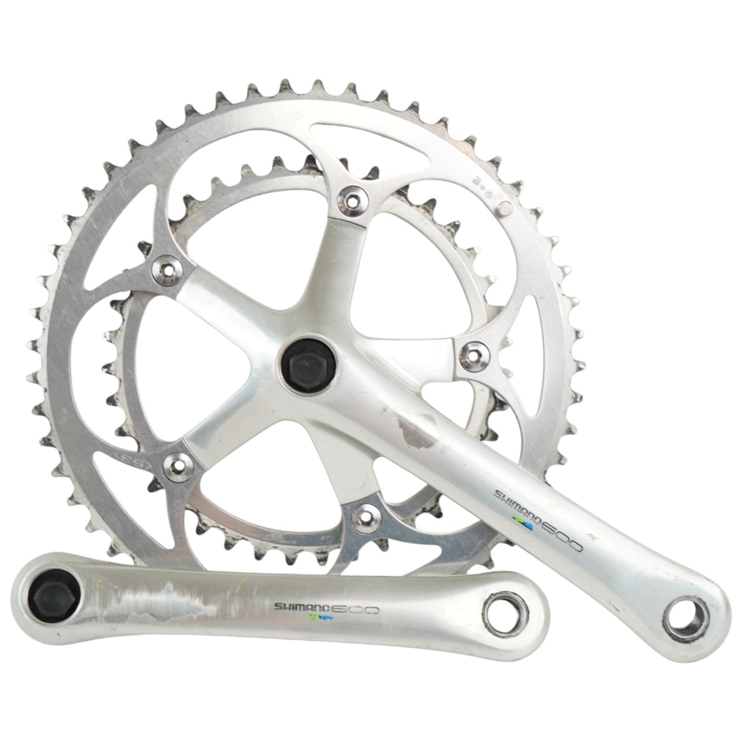 Shimano 600 FC-6400 Crankset 172.5mm Crank Arms 53/39T Road Bike Part