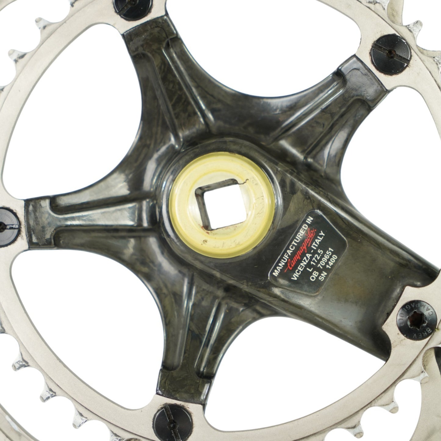 Campagnolo Record Carbon Crankset 53/39T 2x10-Speed 172.5mm Crank Arms Road Bike