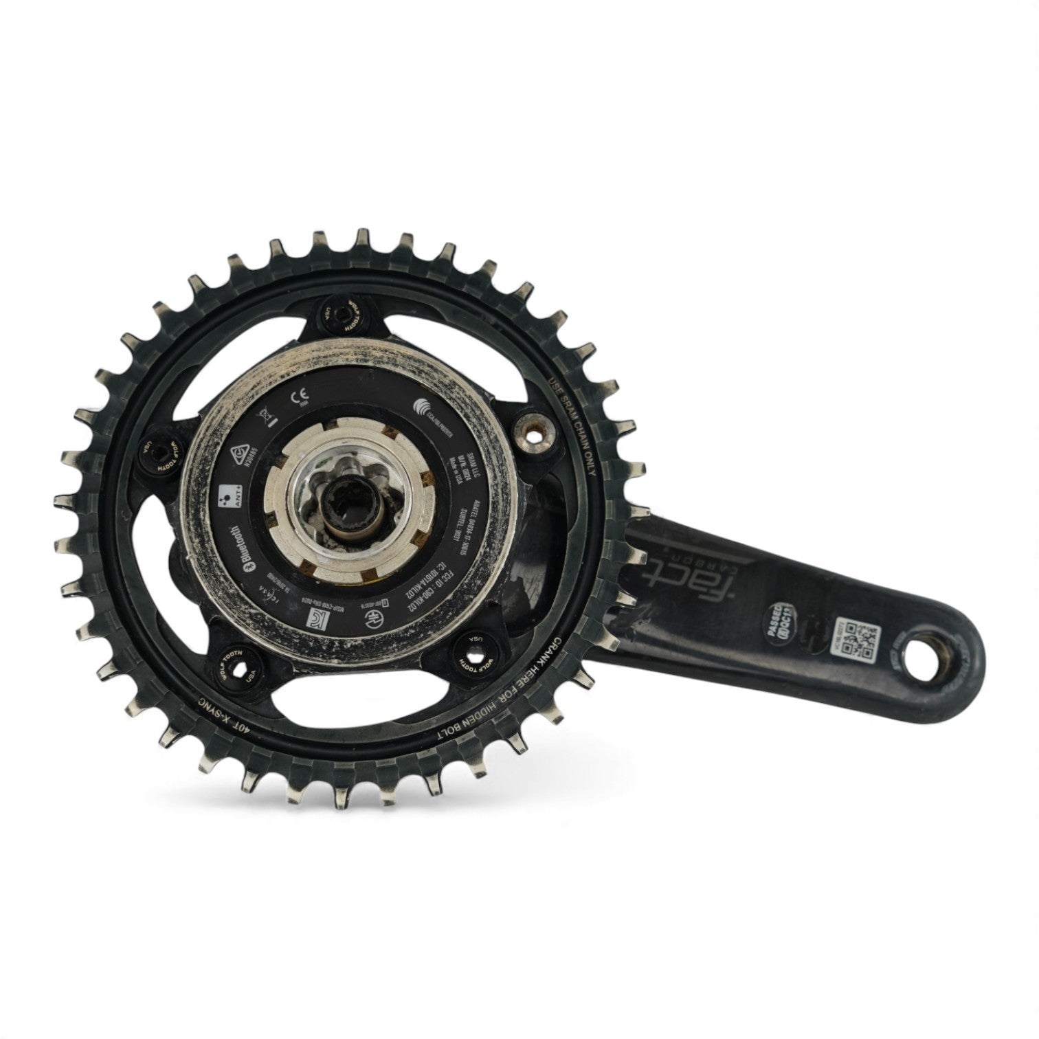 Specialized S-Works Quarq D-Zero Power Meter Crankset 170mm 40T Size FACT Carbon