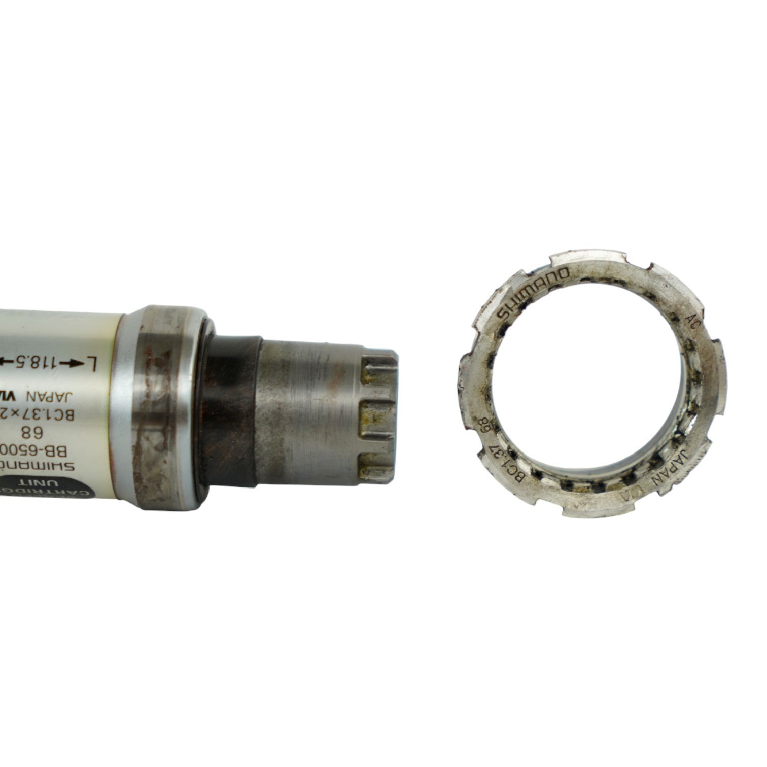 Shimano BB-6500 Bottom Bracket 68mm BC 1.37x24 Octalink Road Bike Part