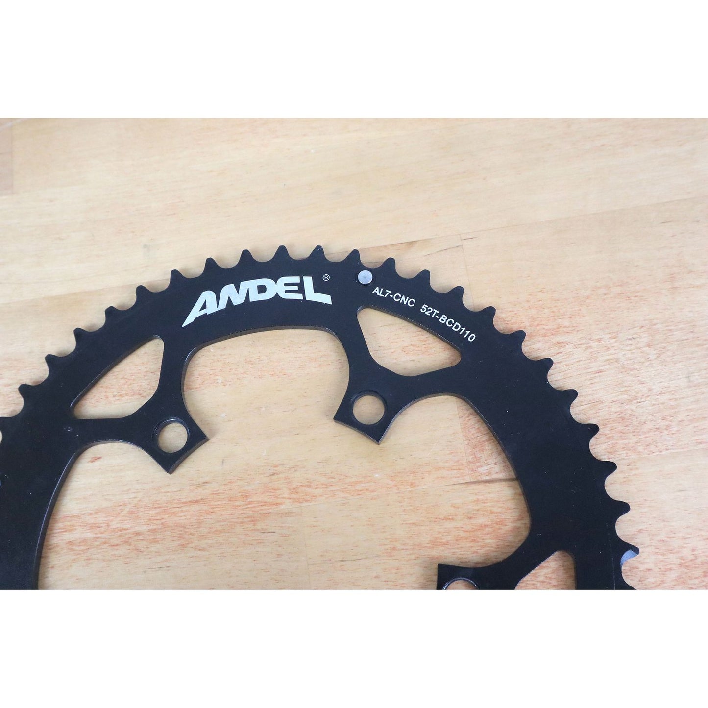 Andel AL7-CNC 52T 110mm BCD Road Bike Chainring